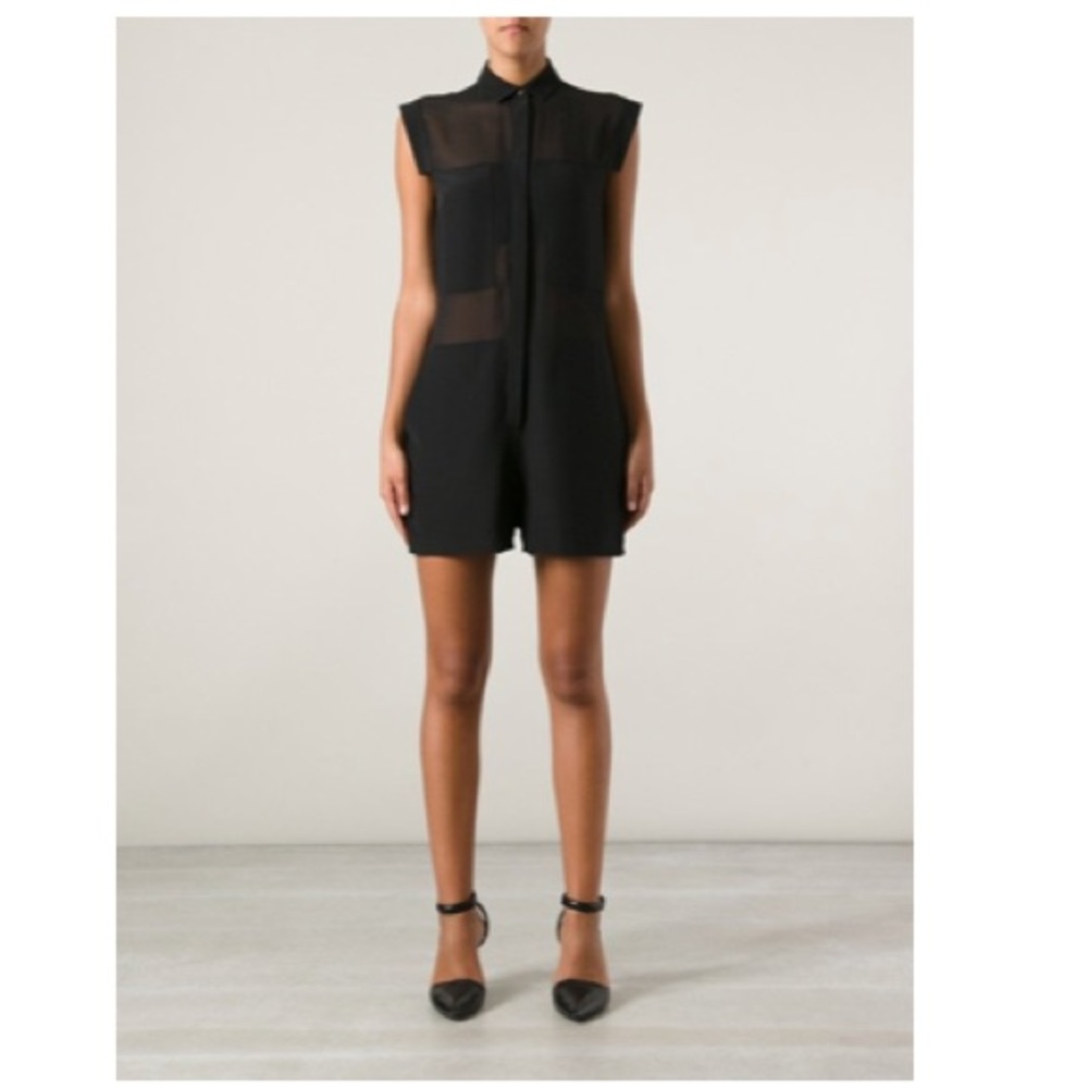 T by Alexander Wang Sheer romper/jumpsuit